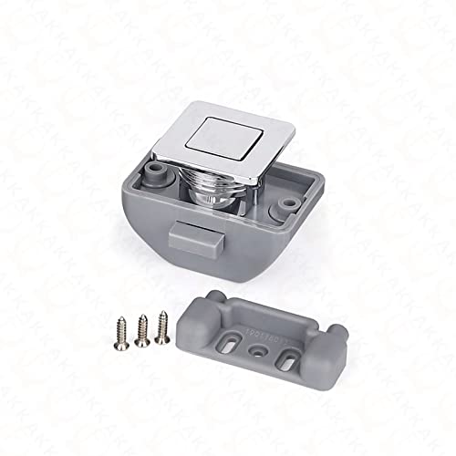 2Pcs Camper Auto Push-Lock 26mm Caravan Boot Motor Home Schrank Schublade Schloss Keyless(Chrome) von XLCLLKOC