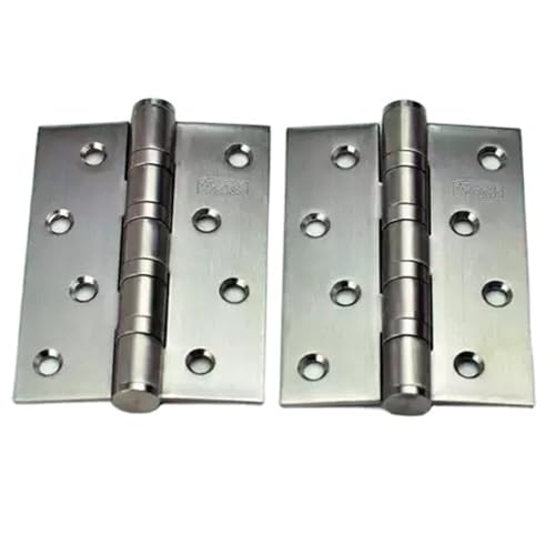3 Zoll Kugellager Scharniere Möbel Holztür Scharnier Heavy Duty Edelstahl 1Pcs von XLCLLKOC