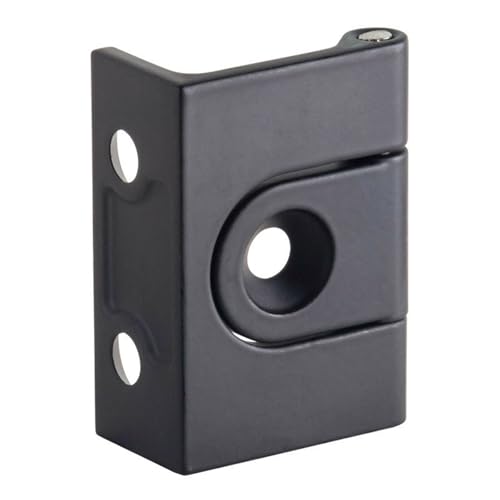 360 Grad Zinklegierung Einstellbarer Winkel Drehmoment Türscharniere Scharnier Maschine Türen Deckel Auseinander Nehmen 1Pcs(Black) von XLCLLKOC