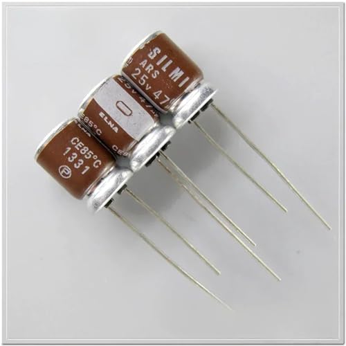 4 STÜCK/20 STÜCK 25 V 47 uF Audio-Elektrolytkondensator 8 × 12 mm(4PCS) von XLCLLKOC