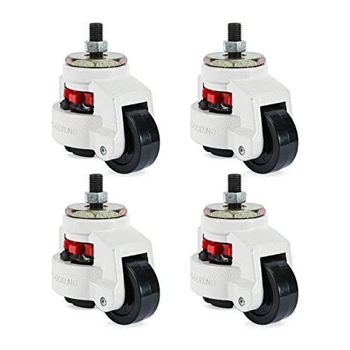 4 Stück GD-40S-3/8 Nylon-Rad und NBR-Pad Nivellierrolle 220 Pfund Vorbau montiert mit M8-Montage 4 Stück GD-40S-3/8 Nylon-Rad und NBR-Pad Nivellierrolle 220 Pfund Vorbau montiert mit M8-Montage von XLCLLKOC