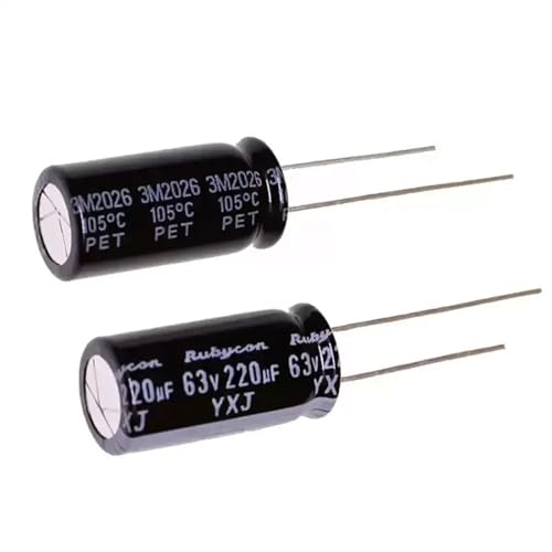 5 Stücke/50 Stücke 63V220uF 10X20MM Hochfrequenz Niedriger Impedanz Aluminium-elektrolytkondensatoren(50Pcs) von XLCLLKOC