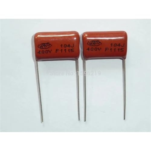 50 Stück CBB-Kondensator 104 400 V 104 J 0,1 uF 100 nF P15 CBB21 Metallisierter Polypropylen-Folienkondensator 50 Stück CBB-Kondensator 104 400 V 104 J 0,1 uF 100 nF P15 CBB21 Metallisierter Polypropylen-Folienkondensator von XLCLLKOC