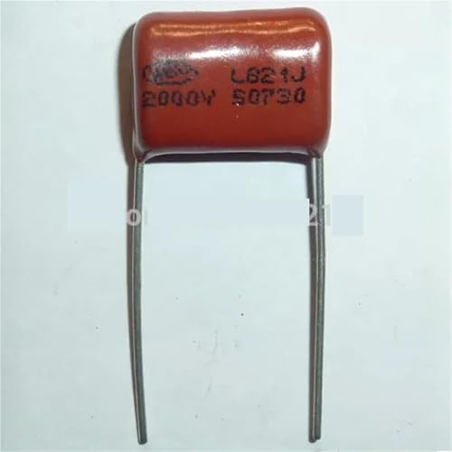 CBB-Kondensator 2000 V 821 J 2 KV 820 pF 0,82 nF P15 CBB81 Metallisierter Polypropylen-Folienkondensator(100Pcs) von XLCLLKOC