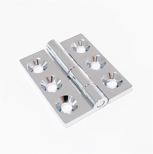 CL233-2 180 Grad Zinklegierung Schrank verdeckte Tür Scharnier Reibung Drehmoment Scharnier 1Pcs(Brilliant chrome) von XLCLLKOC