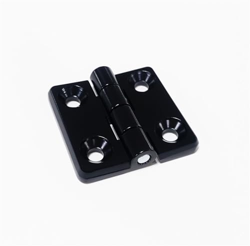 CL233-2 180 Grad Zinklegierung Schrank verdeckte Tür Scharnier Reibung Drehmoment Scharnier 1Pcs(Matt black) von XLCLLKOC