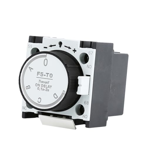 F5-T0 F5-T2 F5-T4 F5-D0 F5-D2 F5-D4 Schütz Luftverzögerung Kopf Verzögerte Ein-/Ausschaltung 1 STÜCKE(F5-D4 Delay0.1-180S) von XLCLLKOC