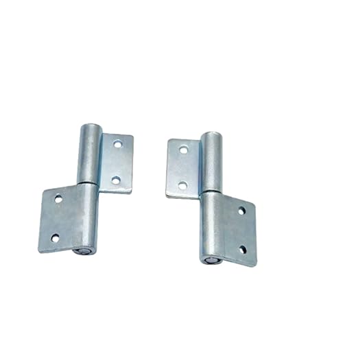 Industrielle 180 Grad Edelstahl Tür Scharniere Zink-Legierung Elektrische Schaltanlage Panel Schrank Scharnier 1Pcs(Iron blue zinc plating) von XLCLLKOC