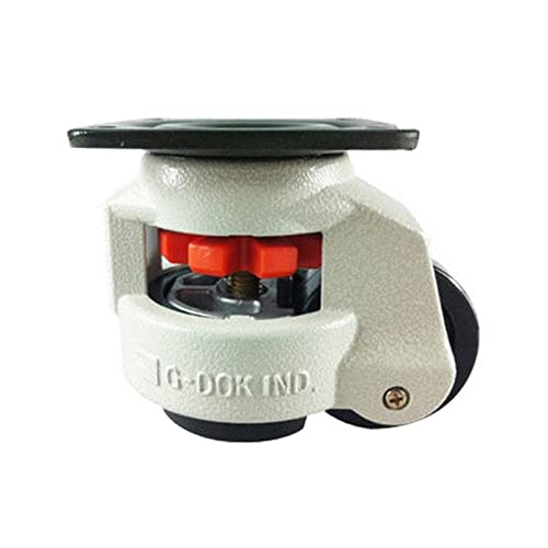 Niveauregulierungsrollen GD-60F Flache Unterstützung for schwere Ausrüstung Industrielle Rollen 1 Stücke von XLCLLKOC