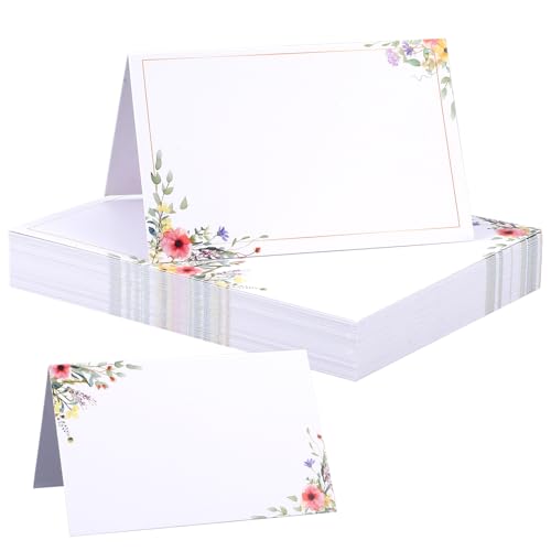 XLIUAX 50 Stück Namenkarten Hochzeit Platzkarten, Tischkarten Geburtstag Namensschilder Hochzeit Blank Place Cards für Kommunion, Geburtstag, Festival, Party,Taufe, 8.5 x 11 cm XLIUAX 50 Stück Namenkarten Hochzeit Platzkarten, Tischkarten Geburtstag Namensschilder Hochzeit Blank Place Cards für Kommunion, Geburtstag, Festival, Party,Taufe, 8.5 x 11 cm von XLIUAX