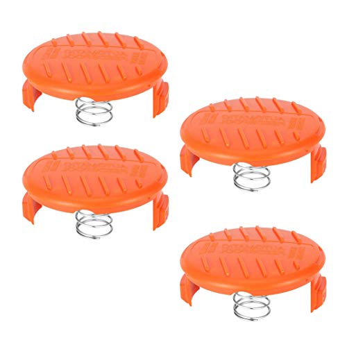 XLKJ 4 Stück Spulendeckel Spool Kappe, Spulenkappe Covers mit Frühling für AFS Rasentrimmer Spool Tool XLKJ 4 Stück Spulendeckel Spool Kappe, Spulenkappe Covers mit Frühling für AFS Rasentrimmer Spool Tool von XLKJ