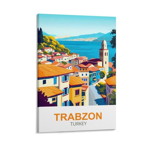 XLLYXYGJQ Trabzon Türkei Vintage-Reiseposter, 20 x 30 cm, Leinwand-Kunstdruck, Kunstwerk, Gemälde, Bild für Heimdekoration, Wohnzimmer, Büro, Schlafzimmer XLLYXYGJQ Trabzon Türkei Vintage-Reiseposter, 20 x 30 cm, Leinwand-Kunstdruck, Kunstwerk, Gemälde, Bild für Heimdekoration, Wohnzimmer, Büro, Schlafzimmer von XLLYXYGJQ