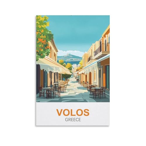 XLLYXYGJQ Volos Griechenland Vintage-Reiseposter, 20 x 30 cm, Leinwand-Kunstdruck, Kunstwerk, Gemälde, Bild für Heimdekoration, Wohnzimmer, Büro, Schlafzimmer XLLYXYGJQ Volos Griechenland Vintage-Reiseposter, 20 x 30 cm, Leinwand-Kunstdruck, Kunstwerk, Gemälde, Bild für Heimdekoration, Wohnzimmer, Büro, Schlafzimmer von XLLYXYGJQ