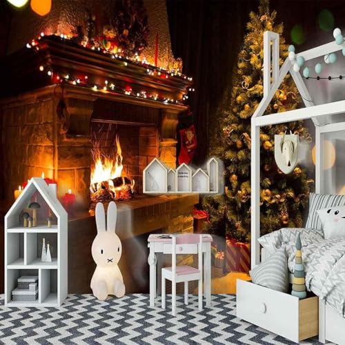 Flamme Kamin Kerze Grüner Baum Kunst 3D Tapeten Tapete Luxus Home Esszimmer Fototapete Effekt Wohnzimmer Schlafzimmer Kinderzimmer-350cm×256cm Flamme Kamin Kerze Grüner Baum Kunst 3D Tapeten Tapete Luxus Home Esszimmer Fototapete Effekt Wohnzimmer Schlafzimmer Kinderzimmer-350cm×256cm von XLMING