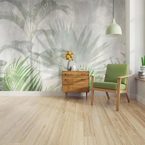 Handgemalter Kleiner Baum Grünes Pflanzenblatt Im Vintage Stil 3D Tapeten Tapete Seidigkeit Home Esszimmer Möbel Sofa Schlafzimmer Wohnzimmer TV Hintergrund-150cm×105cm Handgemalter Kleiner Baum Grünes Pflanzenblatt Im Vintage Stil 3D Tapeten Tapete Seidigkeit Home Esszimmer Möbel Sofa Schlafzimmer Wohnzimmer TV Hintergrund-150cm×105cm von XLMING
