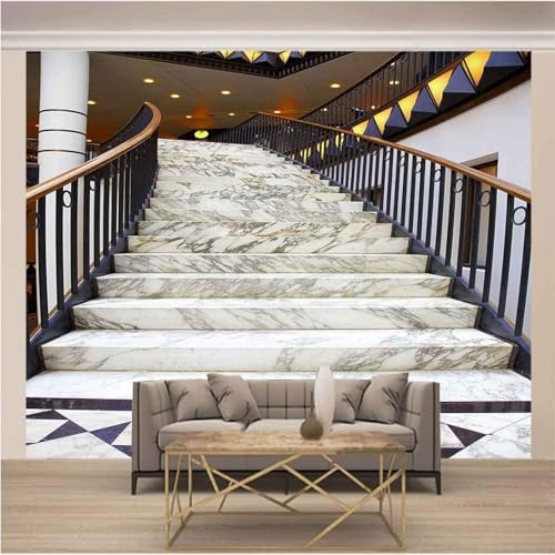 Stereoskopische Architektur Treppe Raumerweiterung 3D Tapeten Tapete Luxus Home Esszimmer Fototapete Effekt Wohnzimmer Schlafzimmer Kinderzimmer-430cm×300cm Stereoskopische Architektur Treppe Raumerweiterung 3D Tapeten Tapete Luxus Home Esszimmer Fototapete Effekt Wohnzimmer Schlafzimmer Kinderzimmer-430cm×300cm von XLMING