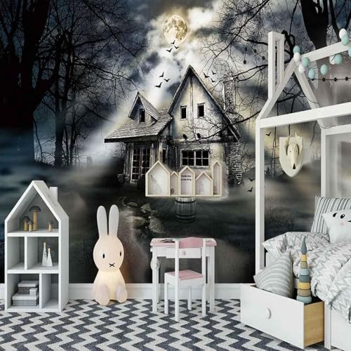 Stereoskopische Shabby Hütte Moon Woods 3D Tapeten Tapete Luxus Home Esszimmer Fototapete Effekt Wohnzimmer Schlafzimmer Kinderzimmer-200cm×140cm Stereoskopische Shabby Hütte Moon Woods 3D Tapeten Tapete Luxus Home Esszimmer Fototapete Effekt Wohnzimmer Schlafzimmer Kinderzimmer-200cm×140cm von XLMING