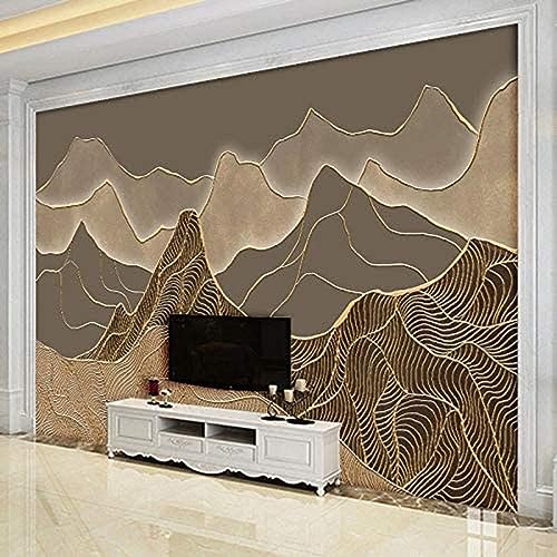 Verschneites Plateau Natur 3D Tapete Wandkunst Wohnzimmer Sofa Schlafzimmer Tv Hintergrund Heimdekoration TV Wandbild Tapete Wanddekoration fototapete 3d Vlies wandbild Schlafzimmer-430cm×300cm von XLMING