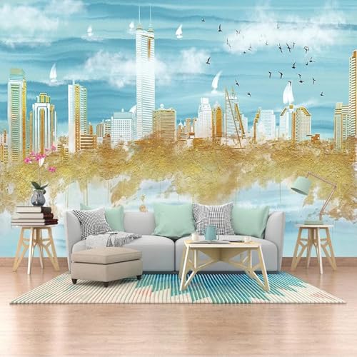 XLMING Abstrakt Kreativ Frische Linie Goldene Stadt 3D Tapeten Tapete Seidigkeit Home Esszimmer Möbel Sofa Schlafzimmer Wohnzimmer TV Hintergrund-430cm×300cm XLMING Abstrakt Kreativ Frische Linie Goldene Stadt 3D Tapeten Tapete Seidigkeit Home Esszimmer Möbel Sofa Schlafzimmer Wohnzimmer TV Hintergrund-430cm×300cm von XLMING