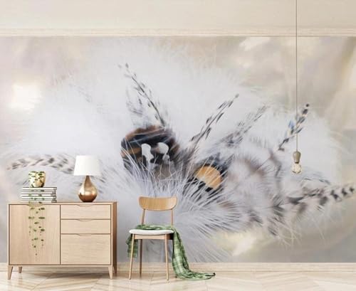 XLMING Abstrakte Kreative Feder Baum Soft Lightweight Silk 3D Tapete Hochwertige Strukturierte Seide Wohnzimmer Sofa Schlafzimmer Esszimmer Home Dekoration-300cm×210cm XLMING Abstrakte Kreative Feder Baum Soft Lightweight Silk 3D Tapete Hochwertige Strukturierte Seide Wohnzimmer Sofa Schlafzimmer Esszimmer Home Dekoration-300cm×210cm von XLMING