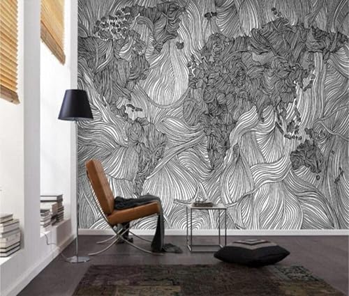 XLMING Abstrakte Retro Kunst Geometrische Linienkunst 3D Tapete Premium Strukturierte Seide Speisesaal Arbeitszimmer Wohnzimmer Schlafzimmer Sofa TV Wand-150cm×105cm XLMING Abstrakte Retro Kunst Geometrische Linienkunst 3D Tapete Premium Strukturierte Seide Speisesaal Arbeitszimmer Wohnzimmer Schlafzimmer Sofa TV Wand-150cm×105cm von XLMING