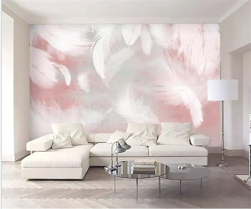 XLMING Abstrakte Warme Rosa Feder 3D Tapeten Tapete Seidigkeit Home Esszimmer Möbel Sofa Schlafzimmer Wohnzimmer TV Hintergrund-300cm×210cm XLMING Abstrakte Warme Rosa Feder 3D Tapeten Tapete Seidigkeit Home Esszimmer Möbel Sofa Schlafzimmer Wohnzimmer TV Hintergrund-300cm×210cm von XLMING