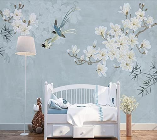 XLMING Bilder Von Vögeln Und Blumen 3D Tapete Home Dekoration Wohnzimmer Sofa Schlafzimmer Tv Hintergrund Wand-350cm×256cm von XLMING