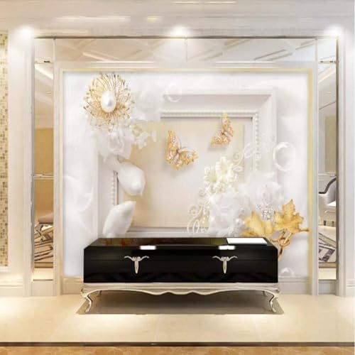 XLMING Dreidimensional Relief Blumen Vögel Schmetterlinge Schmuck 3D Tapete Premium Strukturierte Seide Speisesaal Arbeitszimmer Wohnzimmer Schlafzimmer Sofa TV Wand-400cm×280cm XLMING Dreidimensional Relief Blumen Vögel Schmetterlinge Schmuck 3D Tapete Premium Strukturierte Seide Speisesaal Arbeitszimmer Wohnzimmer Schlafzimmer Sofa TV Wand-400cm×280cm von XLMING