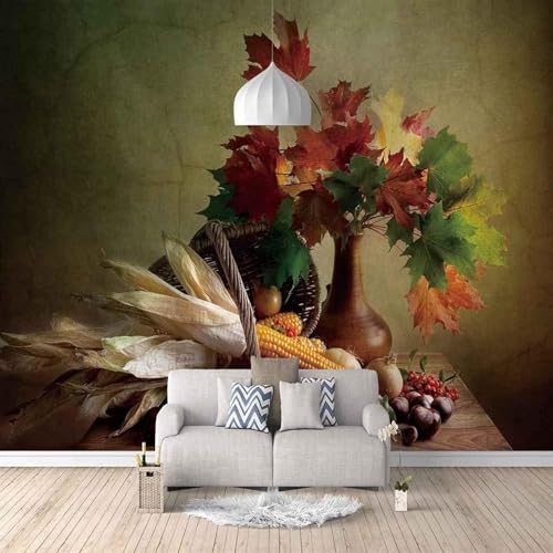 XLMING Dreidimensionale Handgezeichnete Vasen Blätter Früchte Kunst 3D Tapete Premium Strukturierte Seide Speisesaal Arbeitszimmer Wohnzimmer Schlafzimmer Sofa TV Wand-200cm×140cm XLMING Dreidimensionale Handgezeichnete Vasen Blätter Früchte Kunst 3D Tapete Premium Strukturierte Seide Speisesaal Arbeitszimmer Wohnzimmer Schlafzimmer Sofa TV Wand-200cm×140cm von XLMING