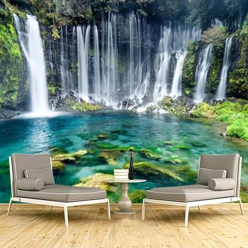 XLMING Einfacher Frischer Schöner Wasserfall Fluss See 3D Tapete Hochwertige Strukturierte Seide Wohnzimmer Sofa Schlafzimmer Esszimmer Home Dekoration-350cm×256cm XLMING Einfacher Frischer Schöner Wasserfall Fluss See 3D Tapete Hochwertige Strukturierte Seide Wohnzimmer Sofa Schlafzimmer Esszimmer Home Dekoration-350cm×256cm von XLMING