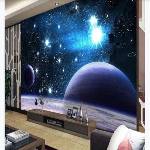 XLMING Frisch Ästhetisch Universum Himmel Planeten Weltraum 3D Tapete Premium Strukturierte Seide Speisesaal Arbeitszimmer Wohnzimmer Schlafzimmer Sofa TV Wand-250cm×170cm XLMING Frisch Ästhetisch Universum Himmel Planeten Weltraum 3D Tapete Premium Strukturierte Seide Speisesaal Arbeitszimmer Wohnzimmer Schlafzimmer Sofa TV Wand-250cm×170cm von XLMING