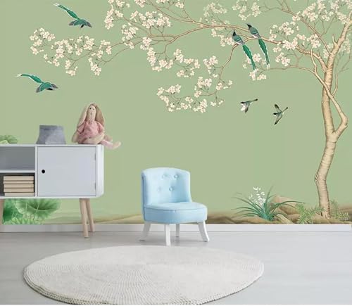 XLMING Frische Elegante Bunte Pinselstriche Vögel Blumen Lotusblume 3D Tapeten Tapete Seidigkeit Home Esszimmer Möbel Sofa Schlafzimmer Wohnzimmer TV Hintergrund-400cm×280cm XLMING Frische Elegante Bunte Pinselstriche Vögel Blumen Lotusblume 3D Tapeten Tapete Seidigkeit Home Esszimmer Möbel Sofa Schlafzimmer Wohnzimmer TV Hintergrund-400cm×280cm von XLMING