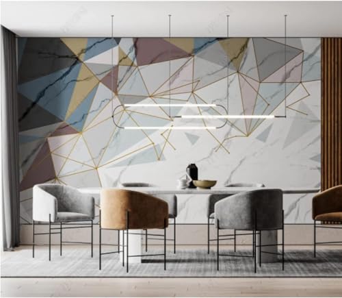 XLMING Frische Farbenfrohe Nachahmung Marmor Geometrische Linie 3D Tapeten Tapete Seidigkeit Home Esszimmer Möbel Sofa Schlafzimmer Wohnzimmer TV Hintergrund-400cm×280cm XLMING Frische Farbenfrohe Nachahmung Marmor Geometrische Linie 3D Tapeten Tapete Seidigkeit Home Esszimmer Möbel Sofa Schlafzimmer Wohnzimmer TV Hintergrund-400cm×280cm von XLMING