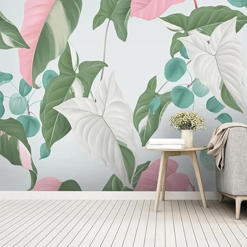 XLMING Frischer Cartoon Bunte Pflanze Blatt 3D Tapete Premium Strukturierte Seide Speisesaal Arbeitszimmer Wohnzimmer Schlafzimmer Sofa TV Wand-350cm×256cm XLMING Frischer Cartoon Bunte Pflanze Blatt 3D Tapete Premium Strukturierte Seide Speisesaal Arbeitszimmer Wohnzimmer Schlafzimmer Sofa TV Wand-350cm×256cm von XLMING