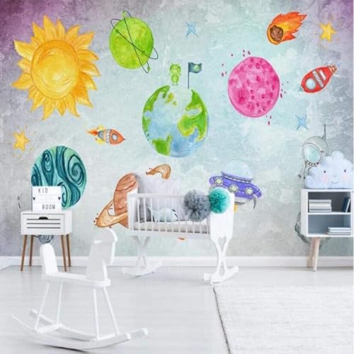 XLMING Hand Gezeichnete Cartoon Kunst Erde Planet Astronaut 3D Tapete Premium Strukturierte Seide Speisesaal Arbeitszimmer Wohnzimmer Schlafzimmer Sofa TV Wand-200cm×140cm XLMING Hand Gezeichnete Cartoon Kunst Erde Planet Astronaut 3D Tapete Premium Strukturierte Seide Speisesaal Arbeitszimmer Wohnzimmer Schlafzimmer Sofa TV Wand-200cm×140cm von XLMING