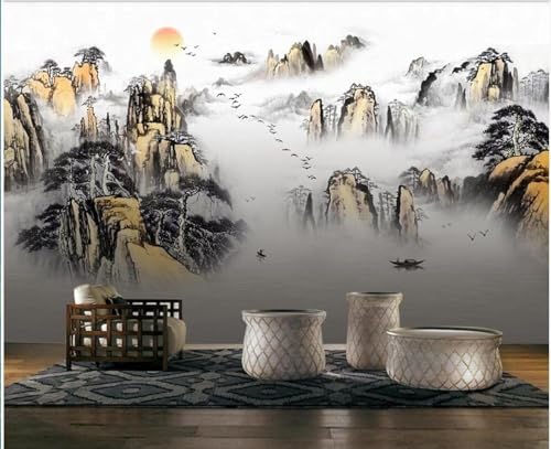 XLMING Handgemalte Aquarell Landschaft Cloudy Wonderland 3D Tapeten Tapete Seidigkeit Home Esszimmer Möbel Sofa Schlafzimmer Wohnzimmer TV Hintergrund-350cm×256cm XLMING Handgemalte Aquarell Landschaft Cloudy Wonderland 3D Tapeten Tapete Seidigkeit Home Esszimmer Möbel Sofa Schlafzimmer Wohnzimmer TV Hintergrund-350cm×256cm von XLMING