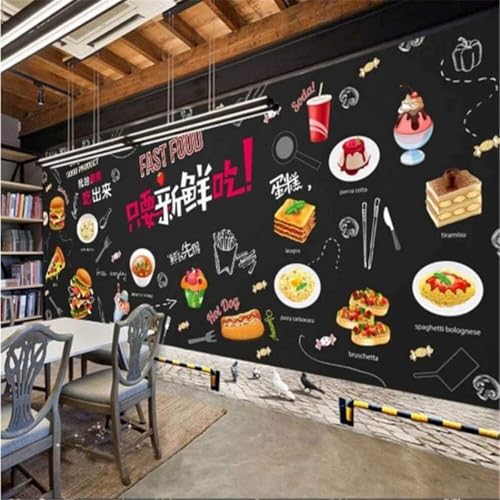 XLMING Handgemalte Tafel Aquarell Hamburger Pizza Kuchen 3D Tapete Premium Strukturierte Seide Speisesaal Arbeitszimmer Wohnzimmer Schlafzimmer Sofa TV Wand-350cm×256cm XLMING Handgemalte Tafel Aquarell Hamburger Pizza Kuchen 3D Tapete Premium Strukturierte Seide Speisesaal Arbeitszimmer Wohnzimmer Schlafzimmer Sofa TV Wand-350cm×256cm von XLMING