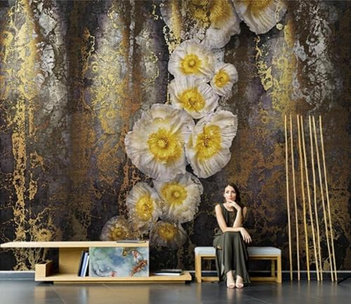 XLMING Handgemalte Vintage Graffiti Kunst Weiße Blume 3D Tapete Premium Strukturierte Seide Speisesaal Arbeitszimmer Wohnzimmer Schlafzimmer Sofa TV Wand-400cm×280cm XLMING Handgemalte Vintage Graffiti Kunst Weiße Blume 3D Tapete Premium Strukturierte Seide Speisesaal Arbeitszimmer Wohnzimmer Schlafzimmer Sofa TV Wand-400cm×280cm von XLMING