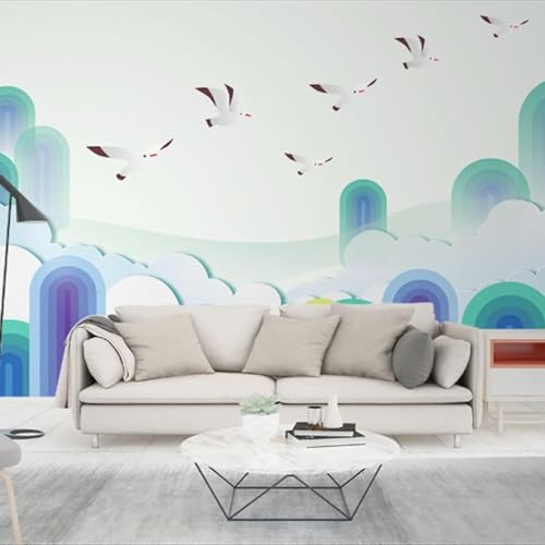 XLMING Handzeichnung Einfacher Frischer Geometrischer Abstrakter Vogel 3D Tapeten Tapete Seidigkeit Home Esszimmer Möbel Sofa Schlafzimmer Wohnzimmer TV Hintergrund-350cm×256cm XLMING Handzeichnung Einfacher Frischer Geometrischer Abstrakter Vogel 3D Tapeten Tapete Seidigkeit Home Esszimmer Möbel Sofa Schlafzimmer Wohnzimmer TV Hintergrund-350cm×256cm von XLMING