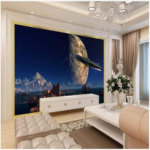 XLMING Kunst Hohe Berge Großer See Fliegende Scheiben Erde Planeten 3D Tapete Premium Strukturierte Seide Speisesaal Arbeitszimmer Wohnzimmer Schlafzimmer Sofa TV Wand-150cm×105cm XLMING Kunst Hohe Berge Großer See Fliegende Scheiben Erde Planeten 3D Tapete Premium Strukturierte Seide Speisesaal Arbeitszimmer Wohnzimmer Schlafzimmer Sofa TV Wand-150cm×105cm von XLMING