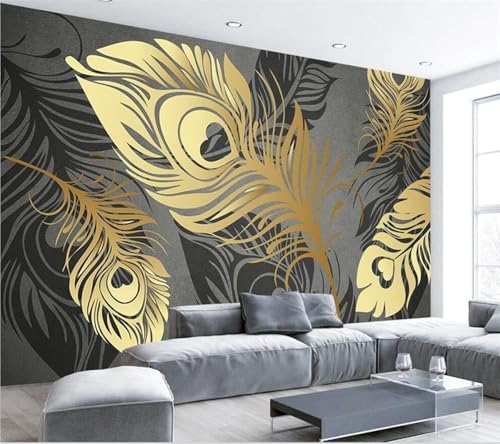 XLMING Minimalistische Handgemalte Kunstlinie Goldene Feder 3D Tapeten Tapete Seidigkeit Home Esszimmer Möbel Sofa Schlafzimmer Wohnzimmer TV Hintergrund-350cm×256cm XLMING Minimalistische Handgemalte Kunstlinie Goldene Feder 3D Tapeten Tapete Seidigkeit Home Esszimmer Möbel Sofa Schlafzimmer Wohnzimmer TV Hintergrund-350cm×256cm von XLMING
