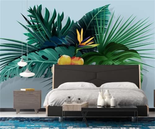 XLMING Minimalistische Pflanze Blatt 3D Tapeten Home Esszimmer Sofa Schlafzimmer Wohnzimmer TV Hintergrund-430cm×300cm von XLMING