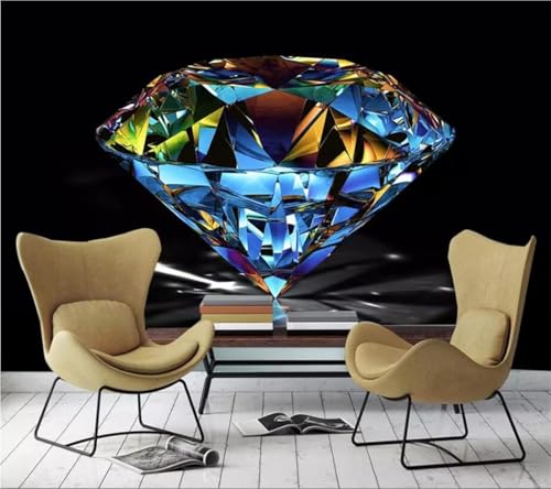 XLMING Personalisierte Dreidimensionale Kunst Feine Farbige Diamanten 3D Tapeten Tapete Seidigkeit Home Esszimmer Möbel Sofa Schlafzimmer Wohnzimmer TV Hintergrund-200cm×140cm XLMING Personalisierte Dreidimensionale Kunst Feine Farbige Diamanten 3D Tapeten Tapete Seidigkeit Home Esszimmer Möbel Sofa Schlafzimmer Wohnzimmer TV Hintergrund-200cm×140cm von XLMING