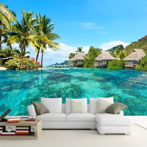 XLMING Schöner Blauer Himmel Meer Strand Natur Landschaft 3D Tapeten Tapete Seidigkeit Home Esszimmer Möbel Sofa Schlafzimmer Wohnzimmer TV Hintergrund-200cm×140cm XLMING Schöner Blauer Himmel Meer Strand Natur Landschaft 3D Tapeten Tapete Seidigkeit Home Esszimmer Möbel Sofa Schlafzimmer Wohnzimmer TV Hintergrund-200cm×140cm von XLMING