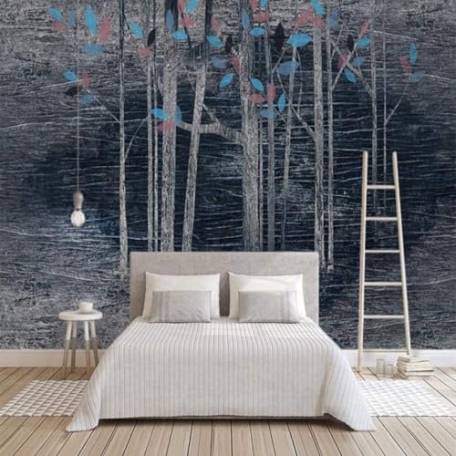 XLMING Vintage Abstrakte Handgezeichnete Wälder Farbige Linien 3D Tapete Hochwertige Strukturierte Seide Wohnzimmer Sofa Schlafzimmer Esszimmer Home Dekoration-350cm×256cm XLMING Vintage Abstrakte Handgezeichnete Wälder Farbige Linien 3D Tapete Hochwertige Strukturierte Seide Wohnzimmer Sofa Schlafzimmer Esszimmer Home Dekoration-350cm×256cm von XLMING