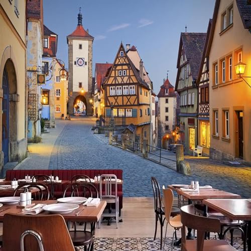 XLMING Vintage Art Architektur Städte Straßen Landschaften 3D Tapeten Tapete Seidigkeit Home Esszimmer Möbel Sofa Schlafzimmer Wohnzimmer TV Hintergrund-350cm×256cm XLMING Vintage Art Architektur Städte Straßen Landschaften 3D Tapeten Tapete Seidigkeit Home Esszimmer Möbel Sofa Schlafzimmer Wohnzimmer TV Hintergrund-350cm×256cm von XLMING