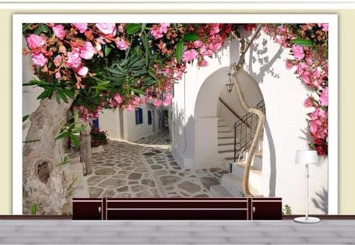 XLMING Warme Blume Rebe Weiß Architektur Straße 3D Tapete Hochwertige Strukturierte Seide Wohnzimmer Sofa Schlafzimmer Esszimmer Home Dekoration-400cm×280cm XLMING Warme Blume Rebe Weiß Architektur Straße 3D Tapete Hochwertige Strukturierte Seide Wohnzimmer Sofa Schlafzimmer Esszimmer Home Dekoration-400cm×280cm von XLMING