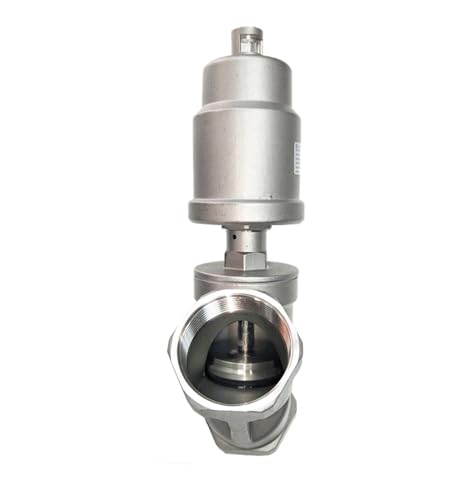 DN80 Edelstahl Pneumatische Antrieb Winkel Sitz Ventil Normalerweise Geschlossen Dichtung Pneumatische Sitz Ventil(Single Acting) von XLMURZAC