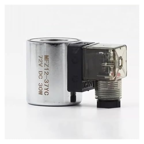 XLMURZAC MFB12-37YC MFZ12-37YC Hydraulik-Magnetventilspule, Innenloch 23 mm, Höhe 51 mm, 30 W(DC72V) von XLMURZAC