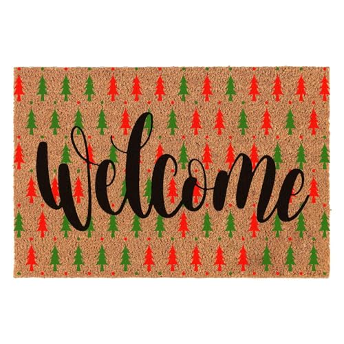 XLQHYH Lustige Fußmatte für die Veranda, Terrasse, Dekoration für den Eingangsbereich, Outdoor, personalisierter Teppich mit strapazierfähiger, rutschfester Kokosfaser-Fußmatte, 60 x 40 cm XLQHYH Lustige Fußmatte für die Veranda, Terrasse, Dekoration für den Eingangsbereich, Outdoor, personalisierter Teppich mit strapazierfähiger, rutschfester Kokosfaser-Fußmatte, 60 x 40 cm von XLQHYH